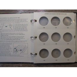 Littleton Coin Album for American Eagle Silver Dollars - 1986-2004