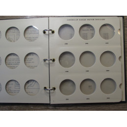 Littleton Coin Album for American Eagle Silver Dollars - 1986-2004