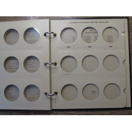 Littleton Coin Album for American Eagle Silver Dollars - 1986-2004