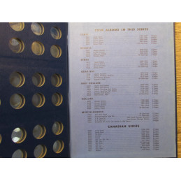 Whitman classic bookshelf coin album for Lincoln Cents - 1909-1940 - vintage supply