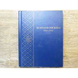 Whitman classic bookshelf coin album for Buffalo Nickels - 1913-1938