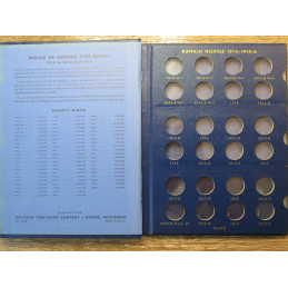 Whitman classic bookshelf coin album for Buffalo Nickels - 1913-1938