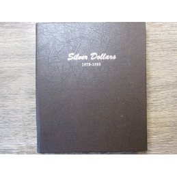 Dansco coin album for Silver Dollars - 1878-1893 - vintage coin supply