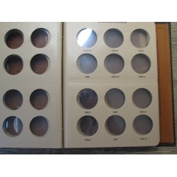 Dansco coin album for Silver Dollars - 1878-1893 - vintage coin supply