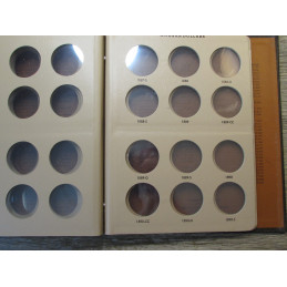 Dansco coin album for Silver Dollars - 1878-1893 - vintage coin supply