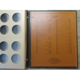 Dansco coin album for Silver Dollars - 1878-1893 - vintage coin supply