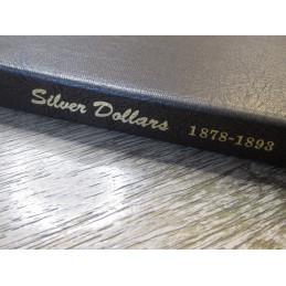Dansco coin album for Silver Dollars - 1878-1893 - vintage coin supply