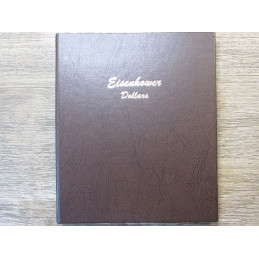 Dansco coin album for Eisenhower Dollars - 1971-1978 - vintage supply
