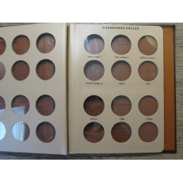 Dansco coin album for Eisenhower Dollars - 1971-1978 - vintage supply
