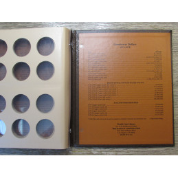 Dansco coin album for Eisenhower Dollars - 1971-1978 - vintage supply