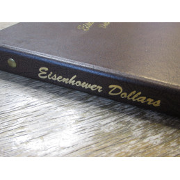Dansco coin album for Eisenhower Dollars - 1971-1978 - vintage supply