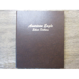 Dansco coin album for American Eagle Silver Dollars - 1986-2012 - vintage supply