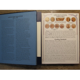 Whitman coin album for Lincoln Cents - 1909-1958 - vintage coin supply