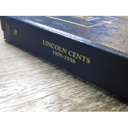 Whitman coin album for Lincoln Cents - 1909-1958 - vintage coin supply