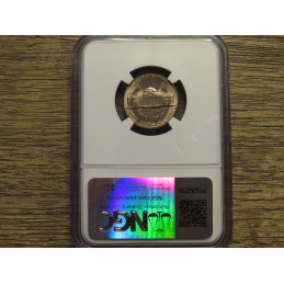 1950 Jefferson Nickel - NGC Graded MS 65 - vintage graded five cent coin