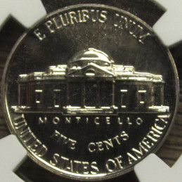 1957 Jefferson Nickel - NGC Graded Proof 68 - flashy brilliant proof coin