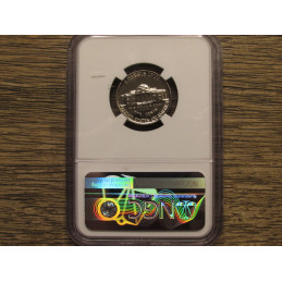 1957 Jefferson Nickel - NGC Graded Proof 68 - flashy brilliant proof coin
