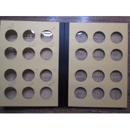 Library of Coins Album for Kennedy Half Dollars - 1964- vintage coin storage
