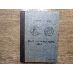 Library of Coins Album for Franklin Half Dollars - 1948-1963 - vintage album