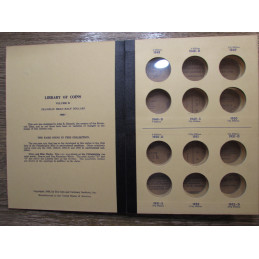 Library of Coins Album for Franklin Half Dollars - 1948-1963 - vintage album