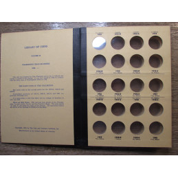 Library of Coins Album for Washington Quarters - 1932-1962 - vintage album