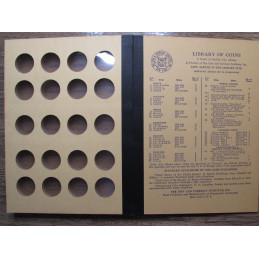 Library of Coins Album for Washington Quarters - 1932-1962 - vintage album