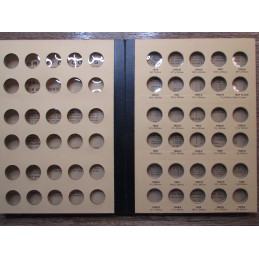 Library of Coins album for Lincoln Wheat Cents - 1909-1940 - vintage album