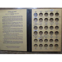 Library of Coins Album for Flying Eagle and Indian Head Cents - 1856-1909 - vintage album