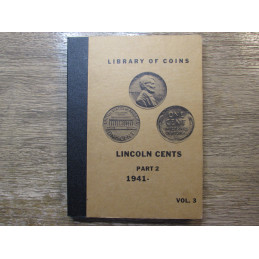 Library of Coins Album for Lincoln Wheat and Memorial Cents - 1941-1968