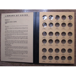 Library of Coins Album for Lincoln Wheat and Memorial Cents - 1941-1968
