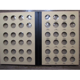 Library of Coins Album for Jefferson Nickels - 1938-1968 - vintage coin storage