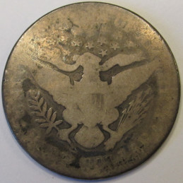 1894 Barber Half Dollar - historic early date antique American silver coin
