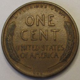 1909 VDB Lincoln Wheat Cent - antique first year of issue historic VDB penny
