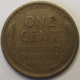 1921 S Lincoln Wheat Cent - antique San Francisco mintmark American penny