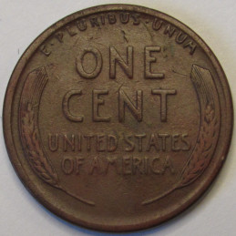 1926 S Lincoln Wheat Cent - antique San Francisco mintmark semi key date penny