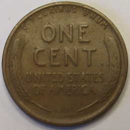 1931 S Lincoln Wheat Cent - antique key date San Francisco penny