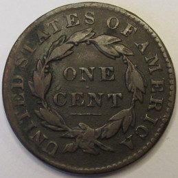 1829 Coronet Head Large Cent - Medium Letters - better variety early American copper penny