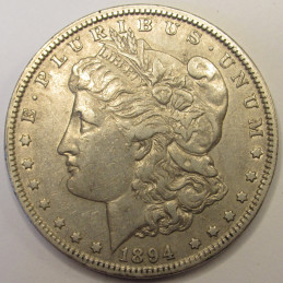 1894 O Morgan Dollar - antique better date New Orleans mint silver dollar