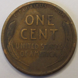 1913 S Lincoln Wheat Cent - antique San Francisco mintmark American wheat penny
