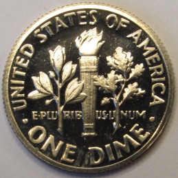 1971 S Roosevelt Dime  - vintage American beautiful proof coin