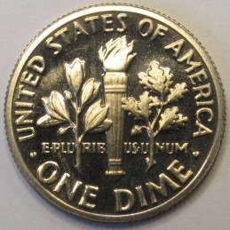1974 S Roosevelt Dime - vintage beautiful American proof dime