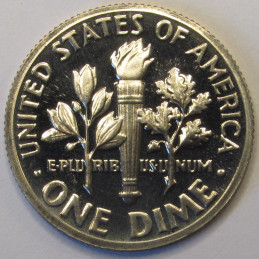 1975 S Roosevelt Dime - vintage beautiful S mintmark proof coin