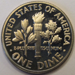 1981 S Roosevelt Dime - beautiful American S mintmark proof coin