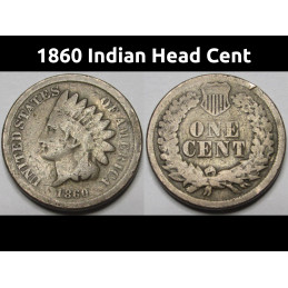 1860 Indian Head Cent - old...