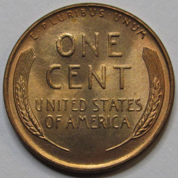 1949 Lincoln Wheat Cent - antique uncirculated American wheat penny
