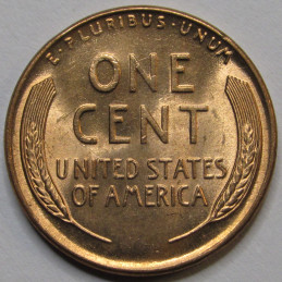 1948 Lincoln Wheat Cent - antique American uncirculated wheat penny