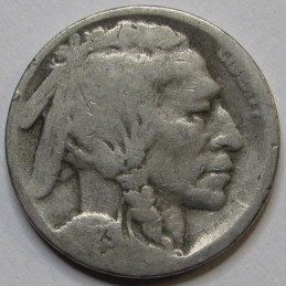1923 S Buffalo Nickel - antique better date San Francisco mintmark nickel