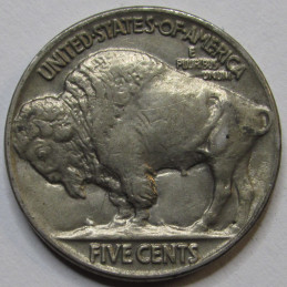 1936 Buffalo Nickel - antique higher grade Amerian Indian and bison coin