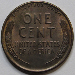 1936 D Lincoln Wheat Cent - antique Denver mintmark American wheat penny coin