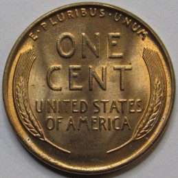 1937 Lincoln Wheat Cent - antique Great Depression era uncirculated coin